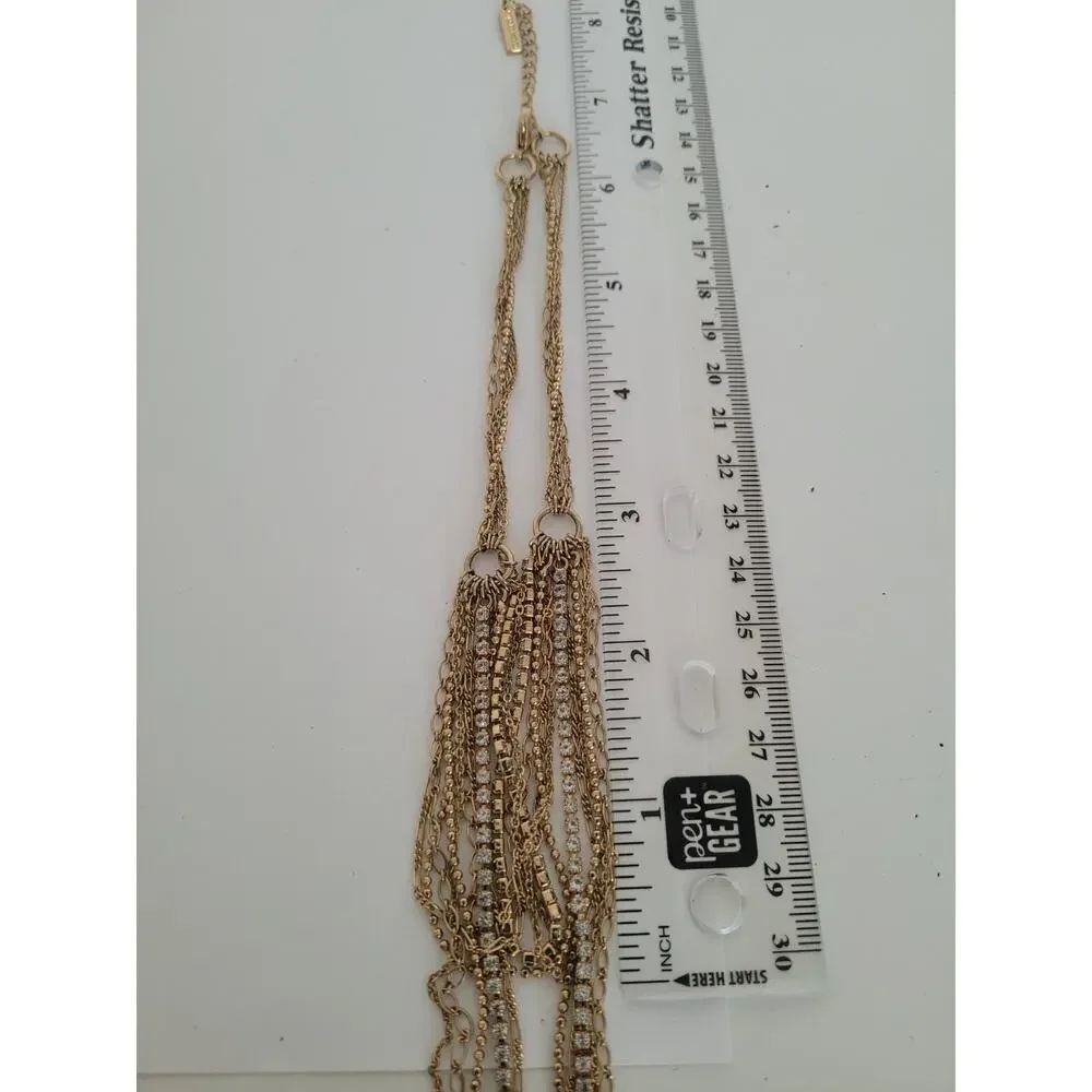 KUMIKYOKU Multi Stain Chain Necklace Choker 13+2